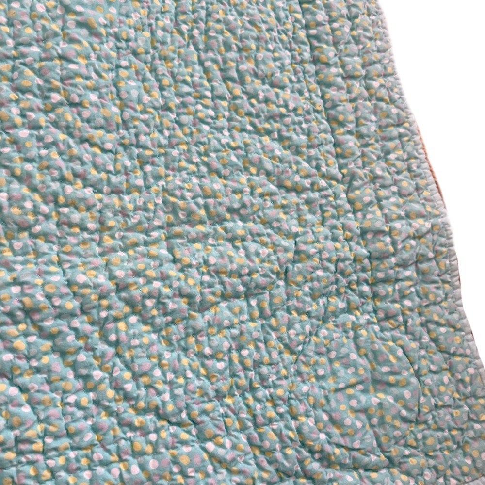 Nautical‎ Sea Turtle Seahorse Fish Quilted Baby Toddler Blanket Crib Throw - Picture 5 of 5